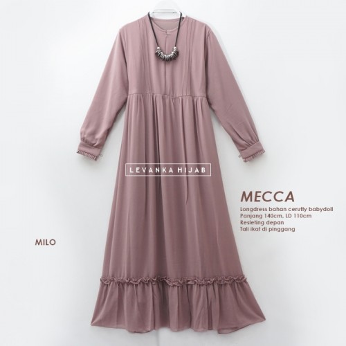 GAz-008 Mecca  Dress - Gamis Polos Ceruti Babydoll
